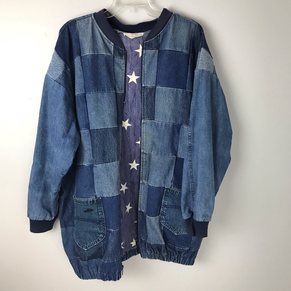 Patchwork Denim Jacket Handmade